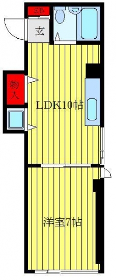 ベガハウスミタケの間取り図