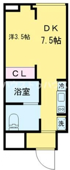 西尾久五丁目マンションの間取り図