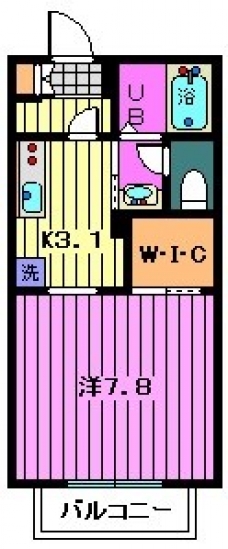 エルフローラBの間取り図