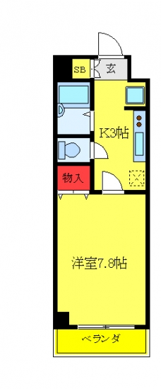 ウィング２１の間取り図