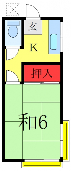 コーポ豊田の間取り図