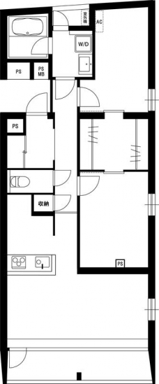 PLACE kishichoの間取り図