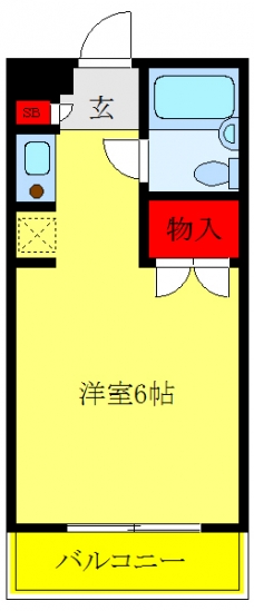 フォレストイン千駄木の間取り図