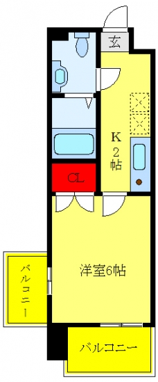 ドゥーエ川口の間取り図