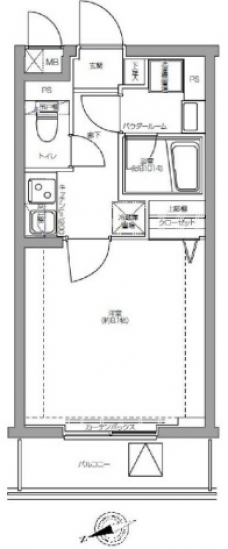 パティーナ練馬平和台の間取り図