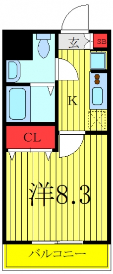 ファーストコート赤羽の間取り図