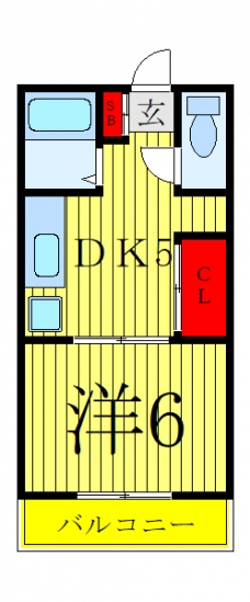 栄ハイツの間取り図