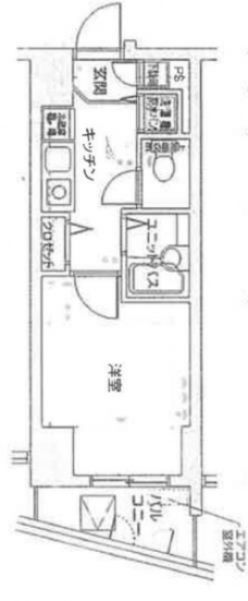 グランヴァン池袋西の間取り図