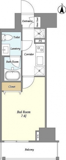 グランカーサ三ノ輪Ⅳの間取り図