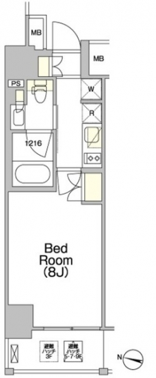 ジオエント赤羽の間取り図