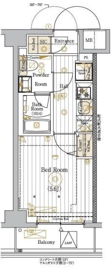 MAXIV川口青木の間取り図