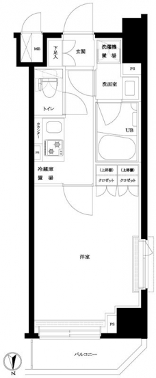 ルーブル西新井の間取り図