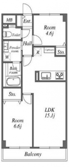 オーキッドレジデンス練馬北町の間取り図