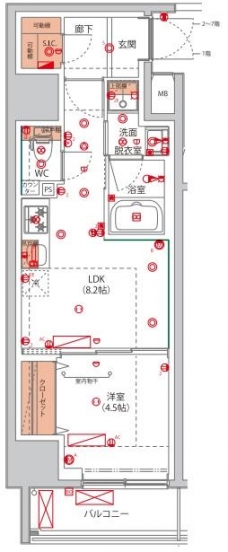 （仮称）高島平THE GARDENレジデンスの間取り図