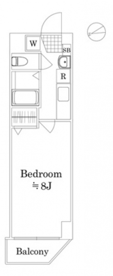 ヴェルステージ西川口Ⅱの間取り図