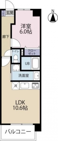 ＡＲＴ　ＲＥＳＩＤＥＮＣＥ　ＫＡＷＡＧＵＣＨＩの間取り図