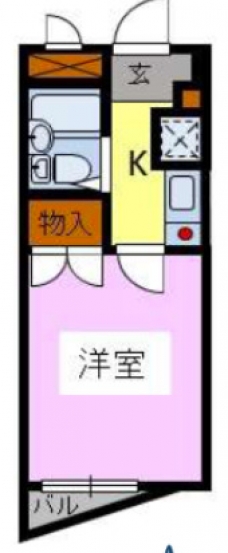 クレア川口の間取り図