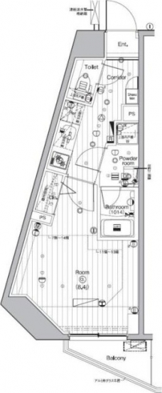 PREMIUM CUBE 池袋要町の間取り図