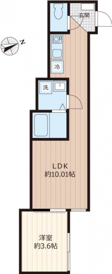 Ｅｒｆｏｌｇ鳩ケ谷の間取り図