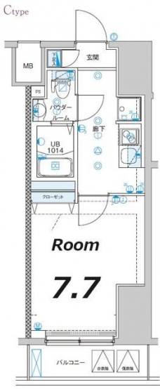 ミルーナヒルズ西新井大師ＷＥＳＴの間取り図