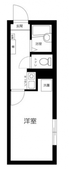 （仮称）足立区扇１丁目新アパート（北西棟）の間取り図