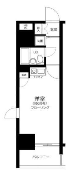 藤和シティスクエア練馬の間取り図