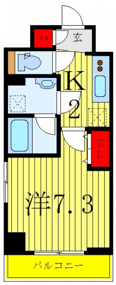 ライトテラス赤羽の間取り図