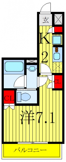 DIPS赤羽RESIDENCEの間取り図