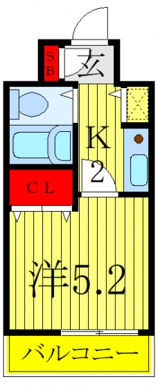 タウンシップ田端の間取り図