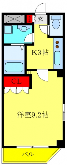 ローズガーデンNKKの間取り図
