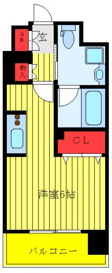 パークキューブ板橋本町の間取り図