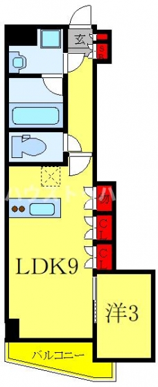 オープンレジデンシア東十条の間取り図