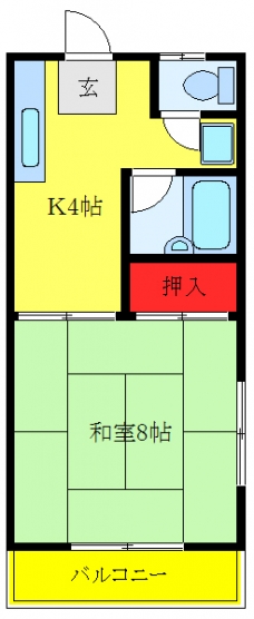 ナイトウコーポの間取り図