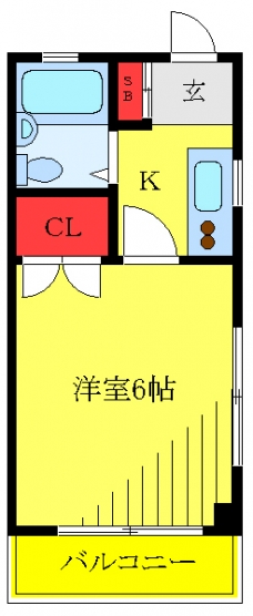 ホワイトハイツの間取り図