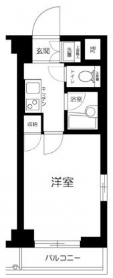 ルーブル大塚の間取り図