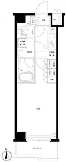 ルーブル西高島平の間取り図