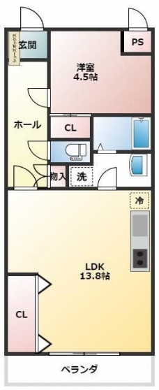 サンライト南浦和2番館の間取り図