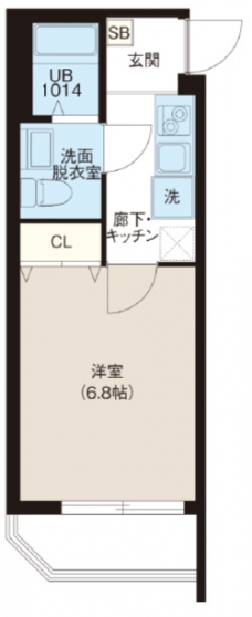 レピュア西巣鴨駅前レジデンスの間取り図