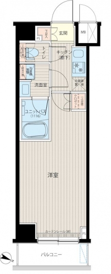 ルーブル中板橋六番館の間取り図