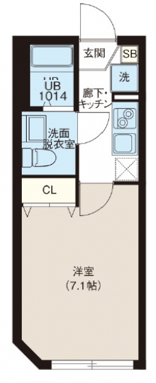 レピュア西巣鴨駅前レジデンスの間取り図