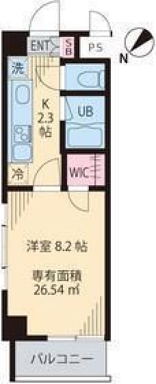 Ｍｏｎｔｅ　Ｖｅｒｄｅ　Ｔｏｋｉｗａｄａｉの間取り図