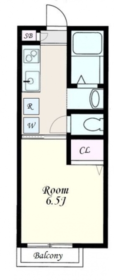 ハイツラピスの間取り図