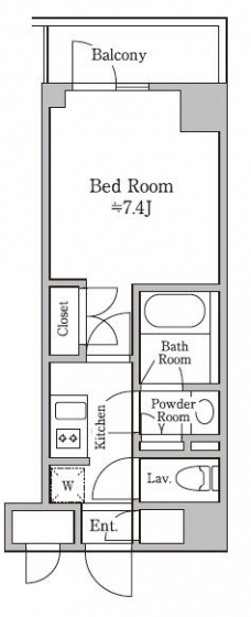 レジディア板橋の間取り図