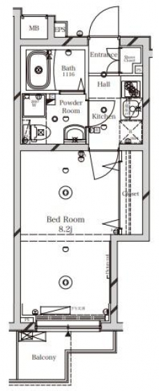 ラフィスタ練馬の間取り図