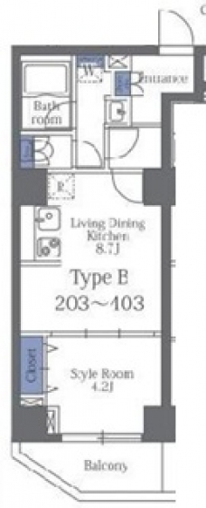 リリーフォート板橋大山の間取り図