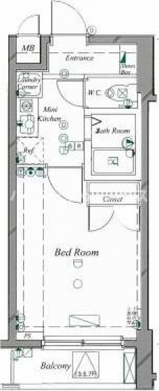 VIDA#014の間取り図