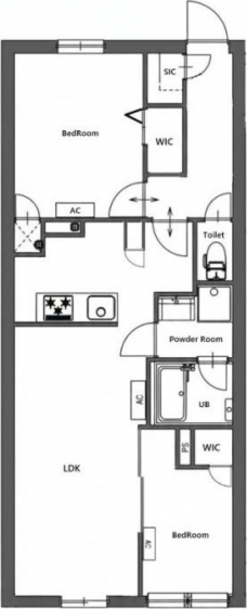 CREATIF東日暮里の間取り図