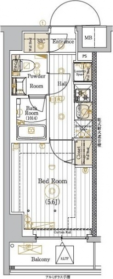 MAXIV川口青木の間取り図