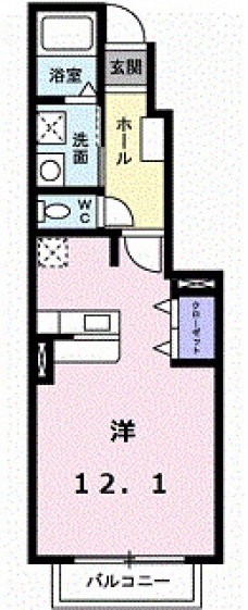 Ma　メゾン　Ⅰの間取り図