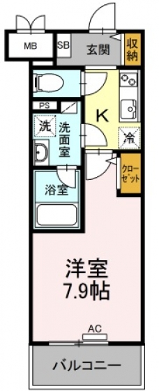 響の間取り図